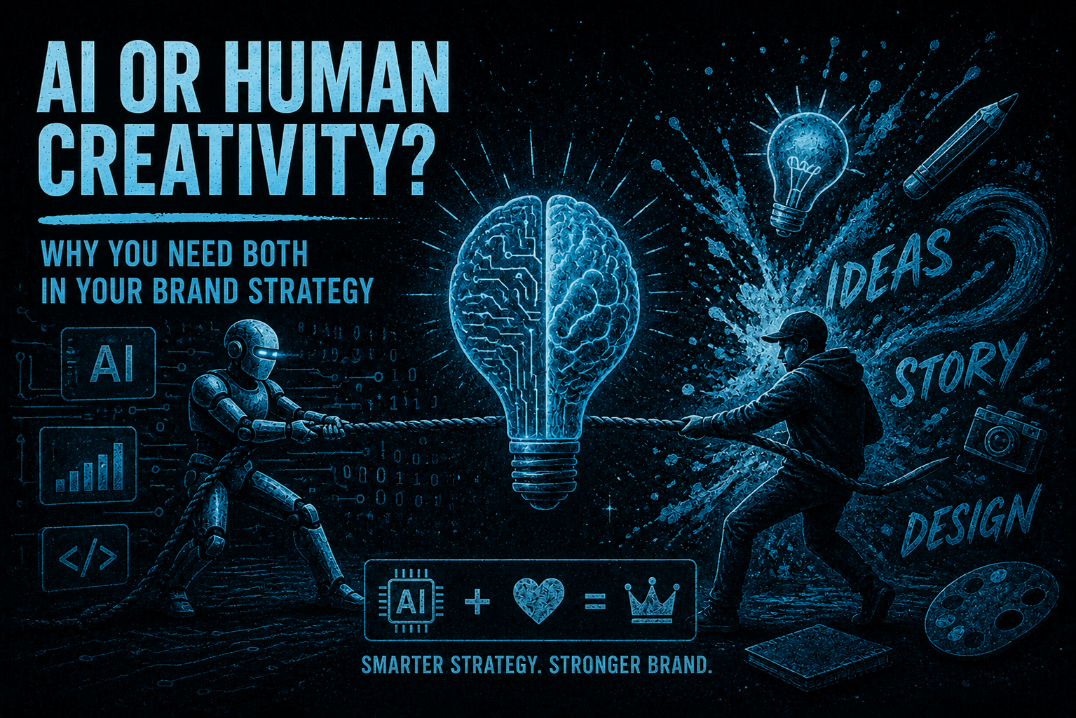 AI or Human Creativity? Why You Need Both in Your Brand Strategy