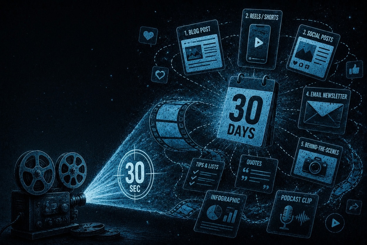 5 Ways to Turn a 30-Second Ad into 30 Days of Content