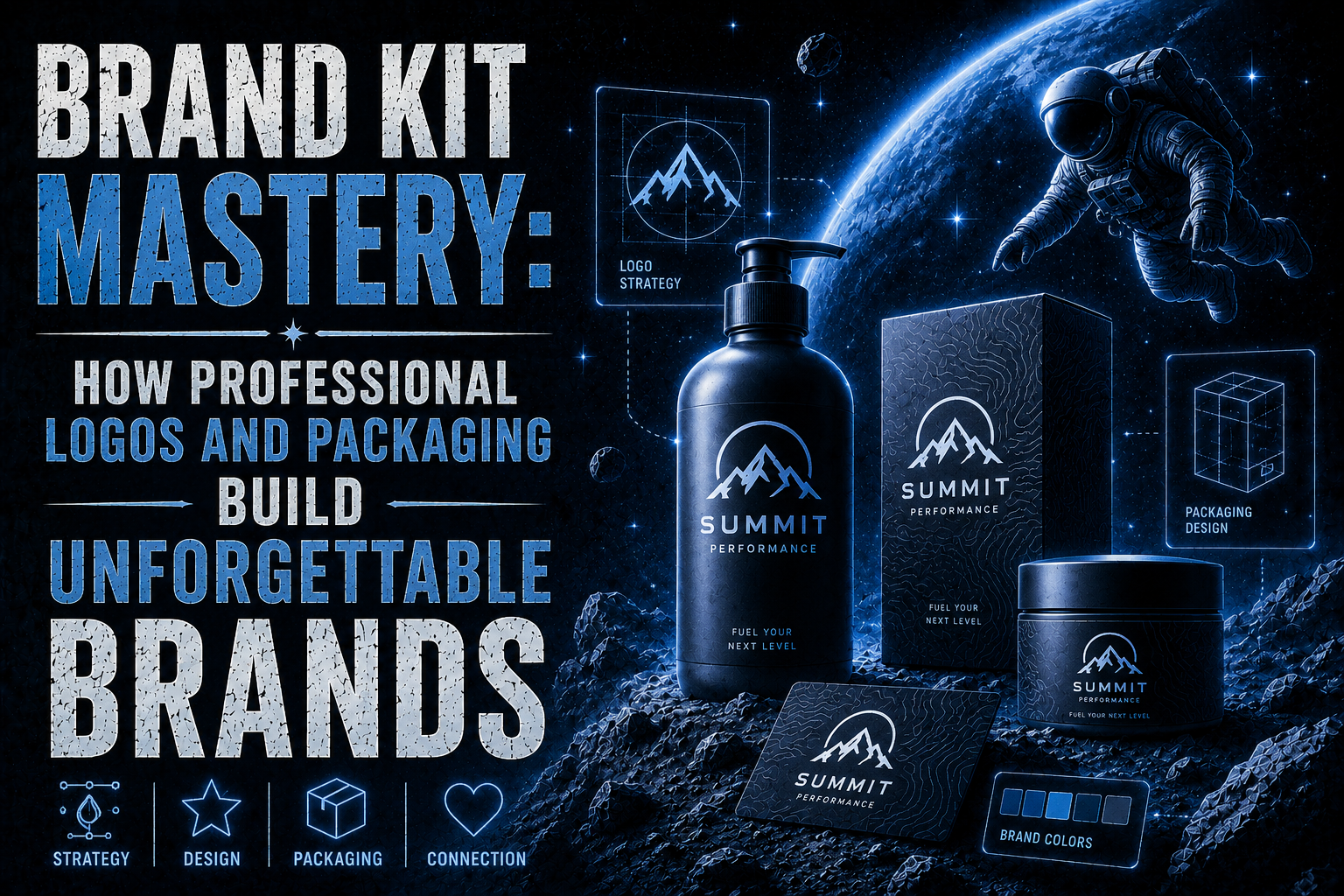 Brand Kit Mastery: How Professional Logos and Packaging Build Unforgettable Brands