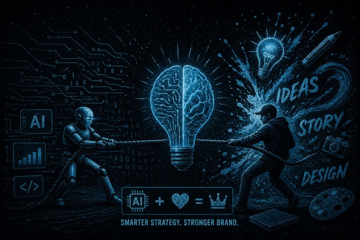 AI or Human Creativity? Why You Need Both in Your Brand Strategy